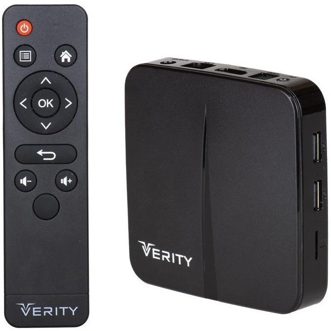 اندروید باکس Verity V-AB9110 4K + ریموت کنترل