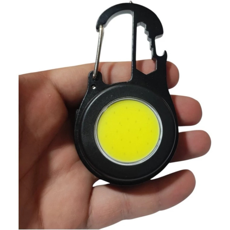 چراغ شارژی آویزی 6کاره COB rechargeable keychain light