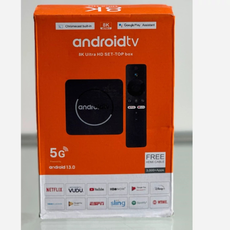 باکس تلویزیون اندروید Ultra HD با شبکه 5G