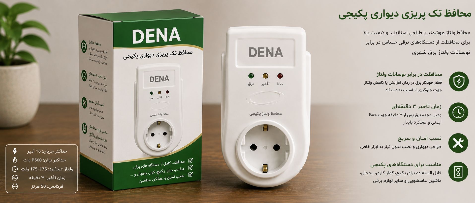 محافظ تک خانه دیواری پکیجی